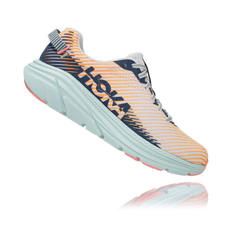 Hoka Rincon 2 Womens Road Running Shoes - Lunar Rock Black Iris